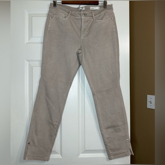 J. Jill Denim Slim Ankle Stretch Pants Sz 8 - Picture 1 of 7